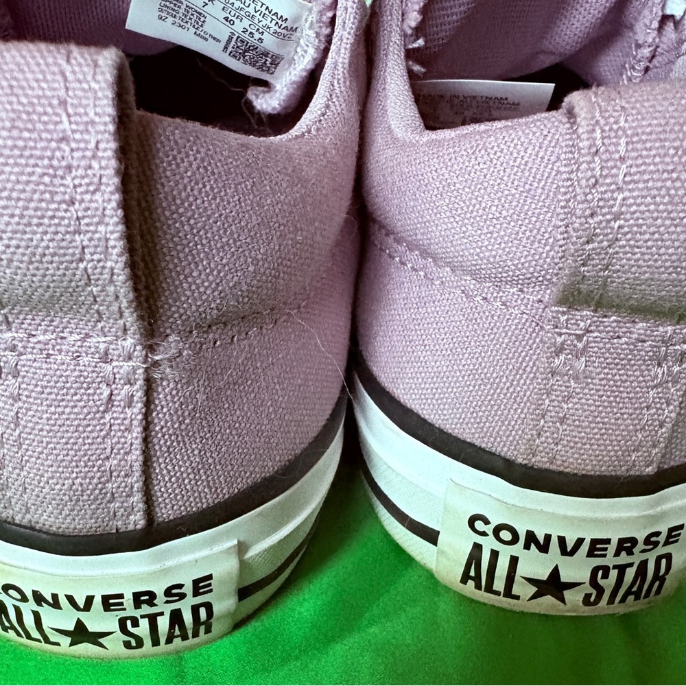 Converse All Star Pale Purple Low Top Sneakers - Picture 3 of 7